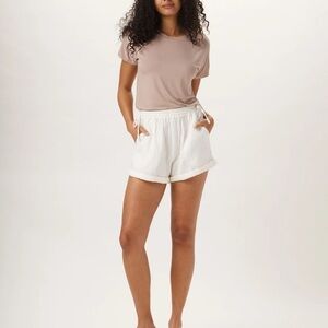 NWT The Normal Brand, Kalo Short, Ivory, XS